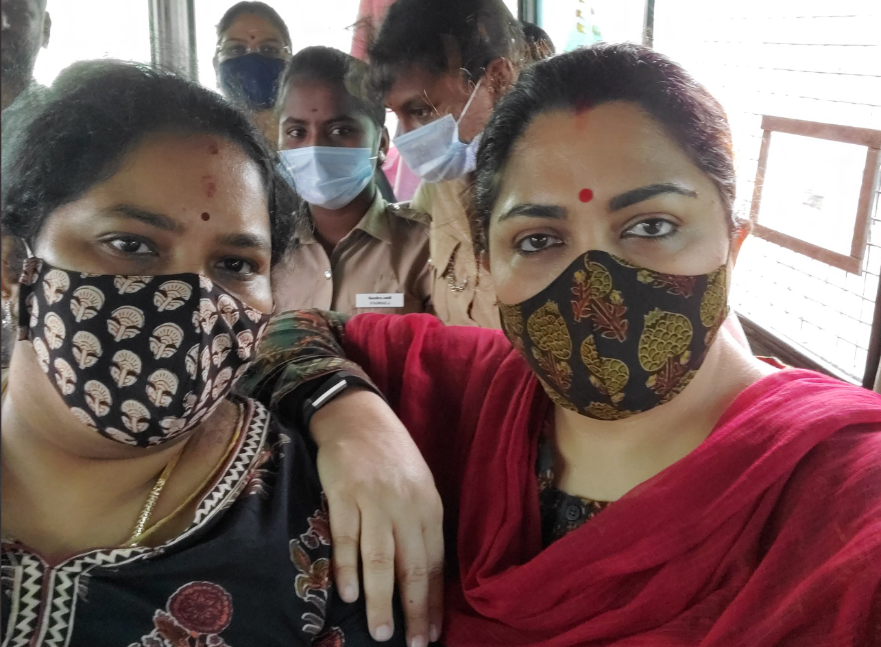 BJP leader Khushbu Sundar along with few BJP cadre detained